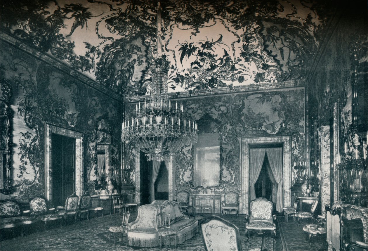 Suuri salonki posliinikatolla, Kuninkaallinen palatsi, Madrid, vuodelta 1927 tekijältä Unbekannt
