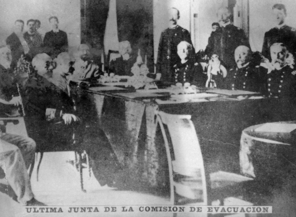 Evakuointitoimikunnan viimeinen kokous 1898, 1920-luvulla tekijältä Unbekannt