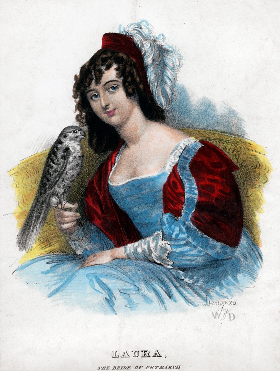 Laura, Petrarkan morsian, 1770-1840 tekijältä Unbekannt