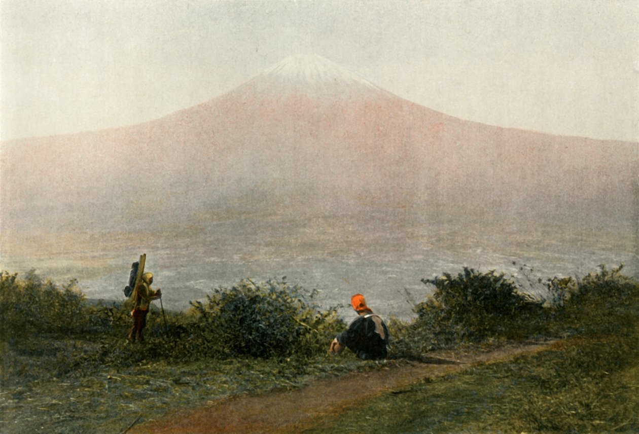 Fousi-Yama, Japanin Voican, Fuji-vuori, tulivuori Japanissa, 1900. tekijältä Unbekannt