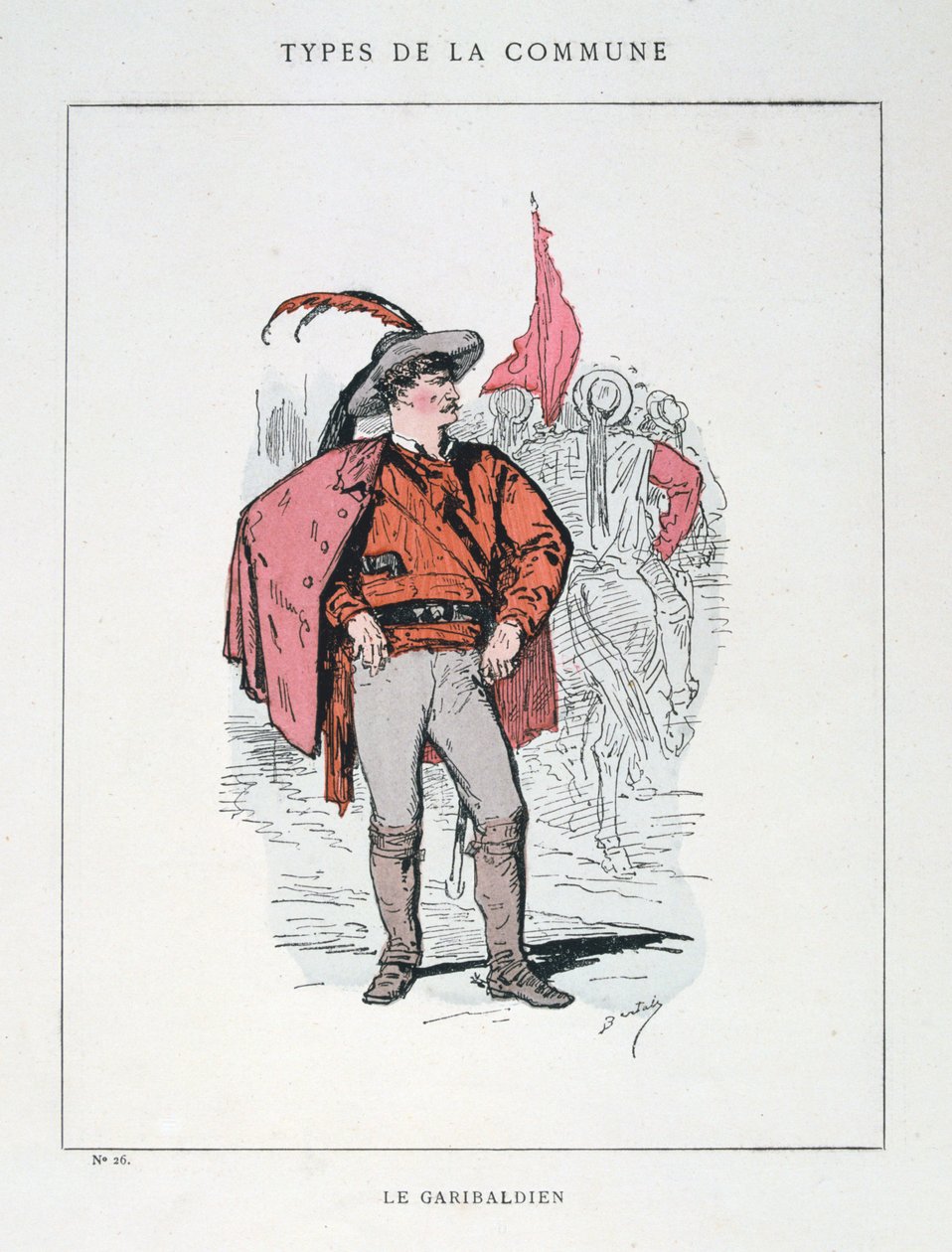 Garibaldian, Pariisin kommuuni, 1871. tekijältä Unbekannt