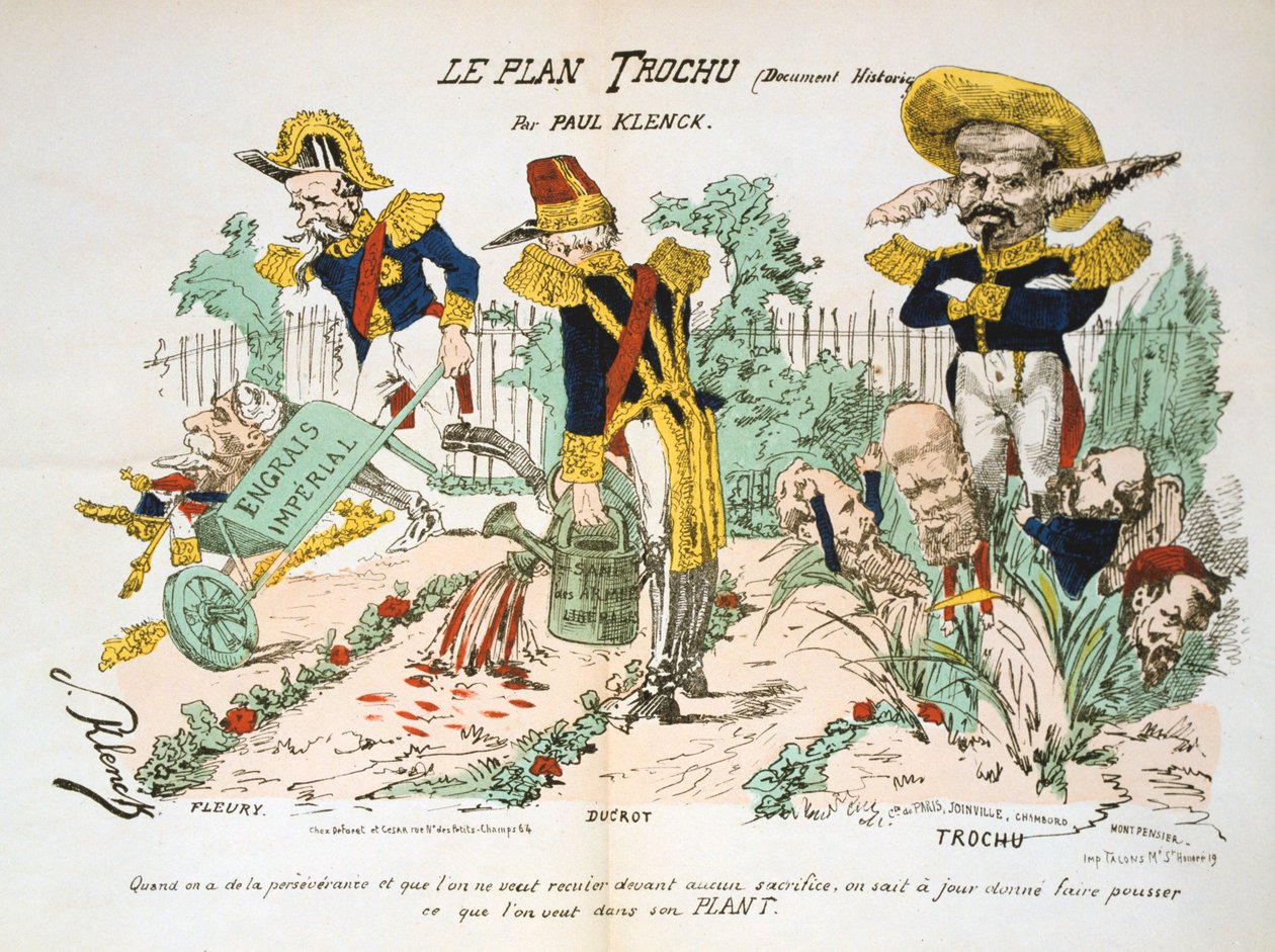 Le Plan Trochu, 1870-1871 tekijältä Unbekannt
