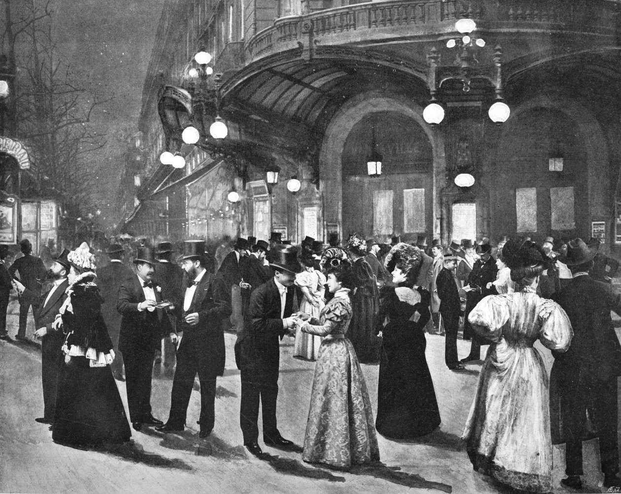 Theatre Du Vaudeville - Väliajan aikana, 1900 tekijältä Unbekannt