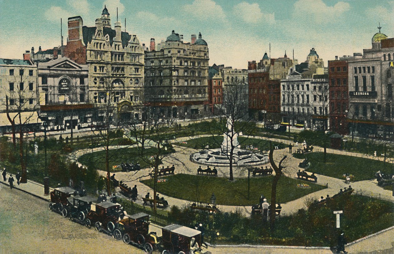 Leicester Square, Lontoo, 1900-luku. tekijältä Unbekannt