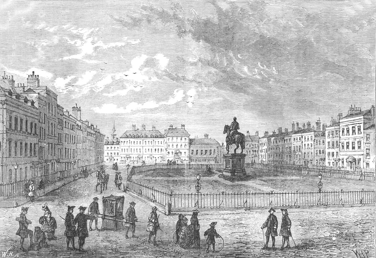 Leicester Square, c1750 1897 tekijältä Unbekannt