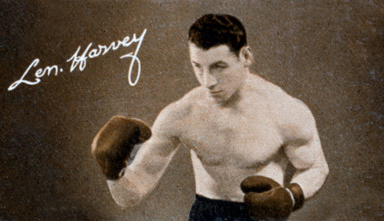Len Harvey, kevyen raskaan sarjan nyrkkeilyn mestari, Iso-Britannia, 1935 tekijältä Unbekannt