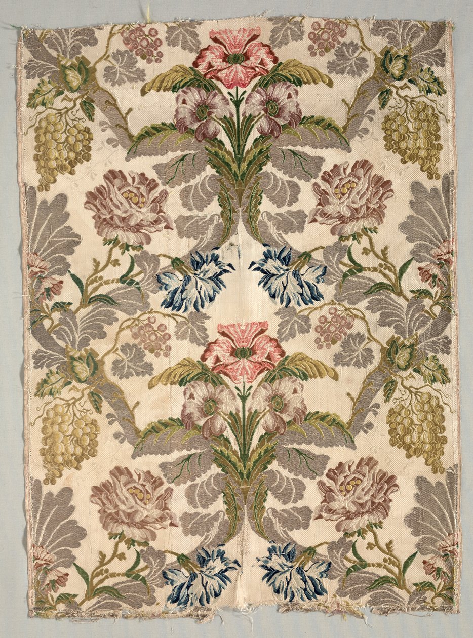 Brocade-tekstiilin pituus, 1700-luku. tekijältä Unbekannt