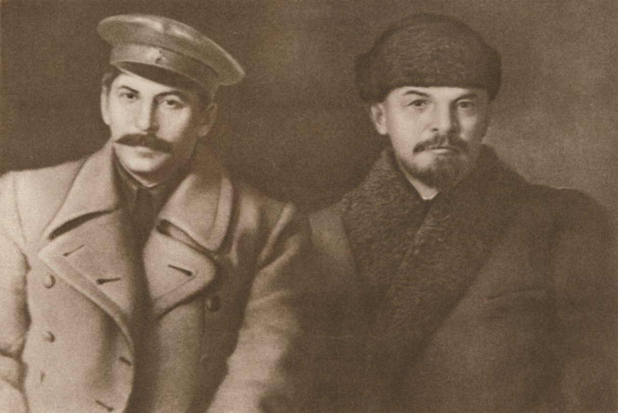 Lenin ja Stalin, maaliskuu 1919, 1939. tekijältä Unbekannt