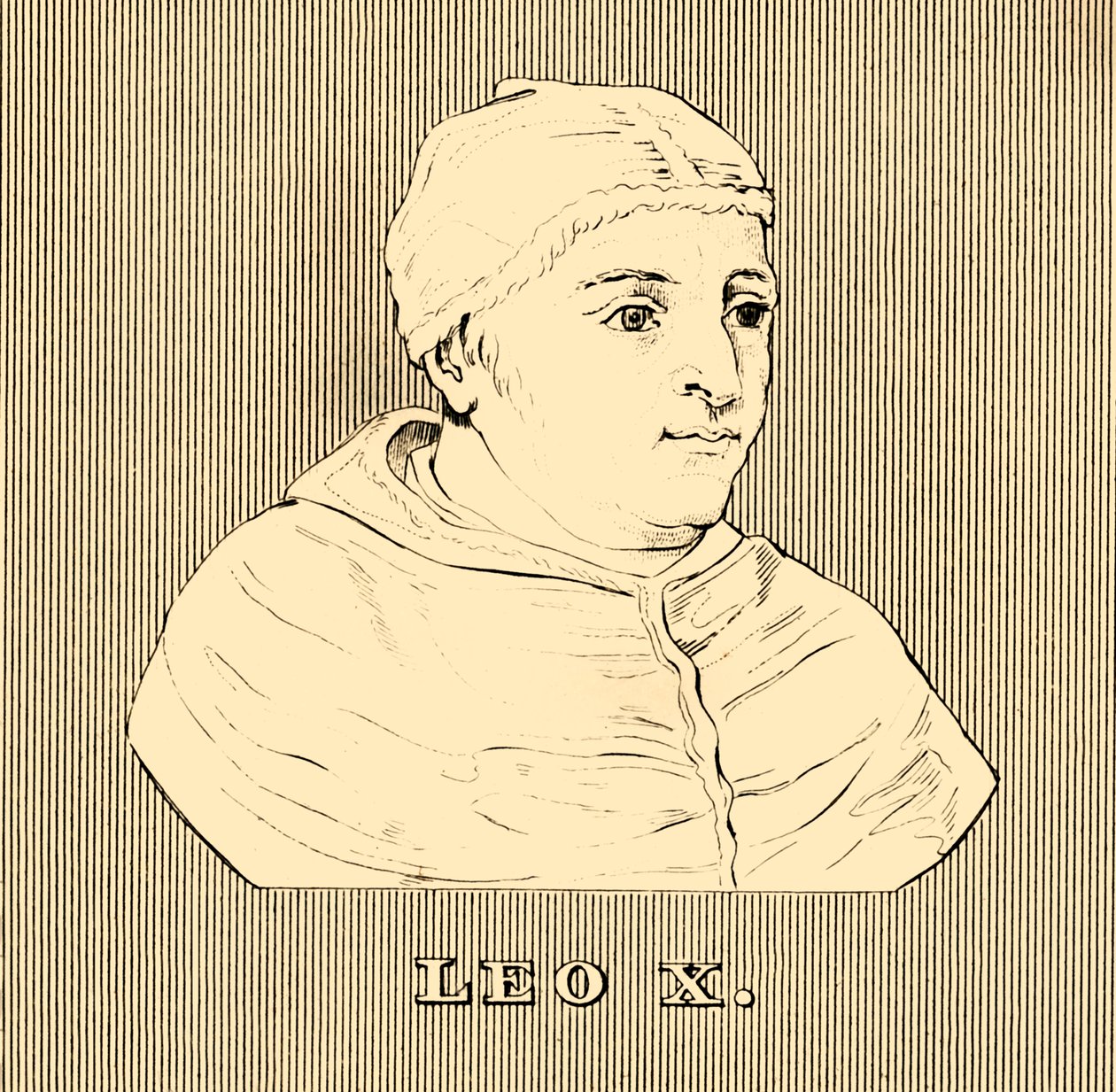 Leo X, 1475-1521, 1830. tekijältä Unbekannt