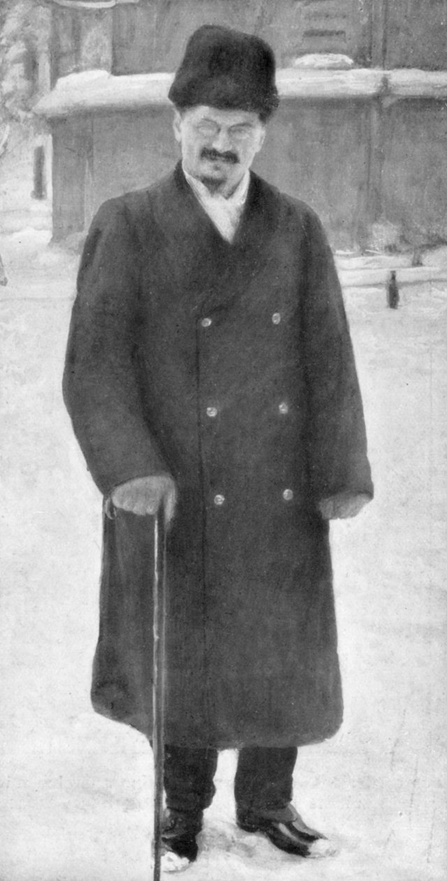 Leon Trotski Brest-Litovskissa, 7. tammikuuta 1918, 1929 tekijältä Unbekannt