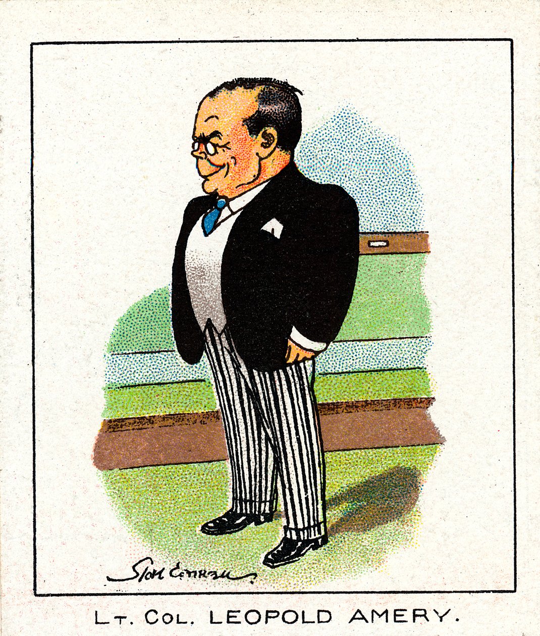 Leopold Charles Maurice Stennett Amery 1873-1955, englantilainen konservatiivipoliitikko, 1929 tekijältä Unbekannt