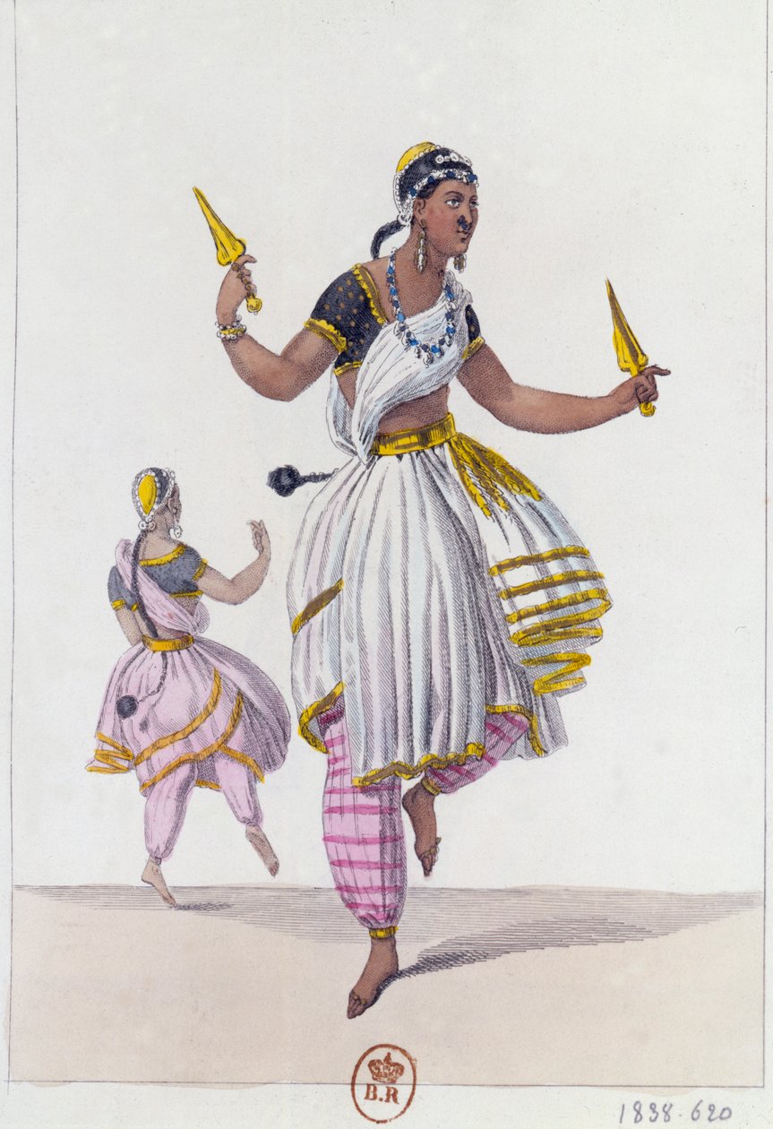 Bayaderit, 1838 tekijältä Unbekannt
