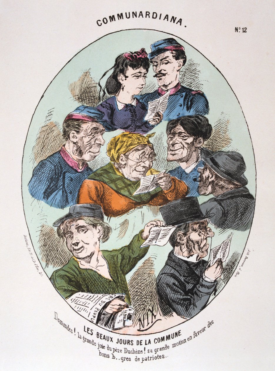 Kommuunin kauniit päivät, 1871 tekijältä Unbekannt