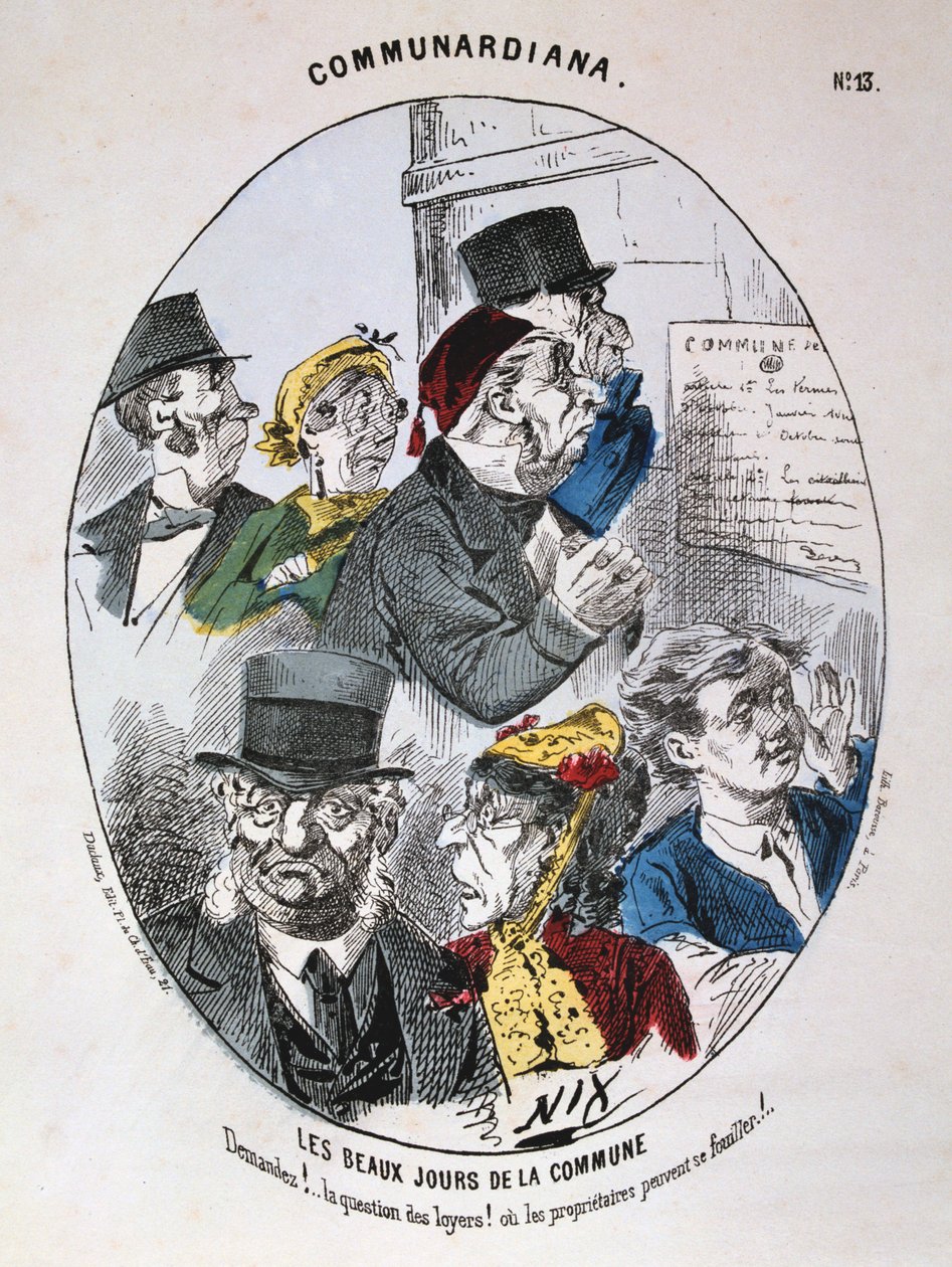Kommuunin kauniit päivät, 1871 tekijältä Unbekannt
