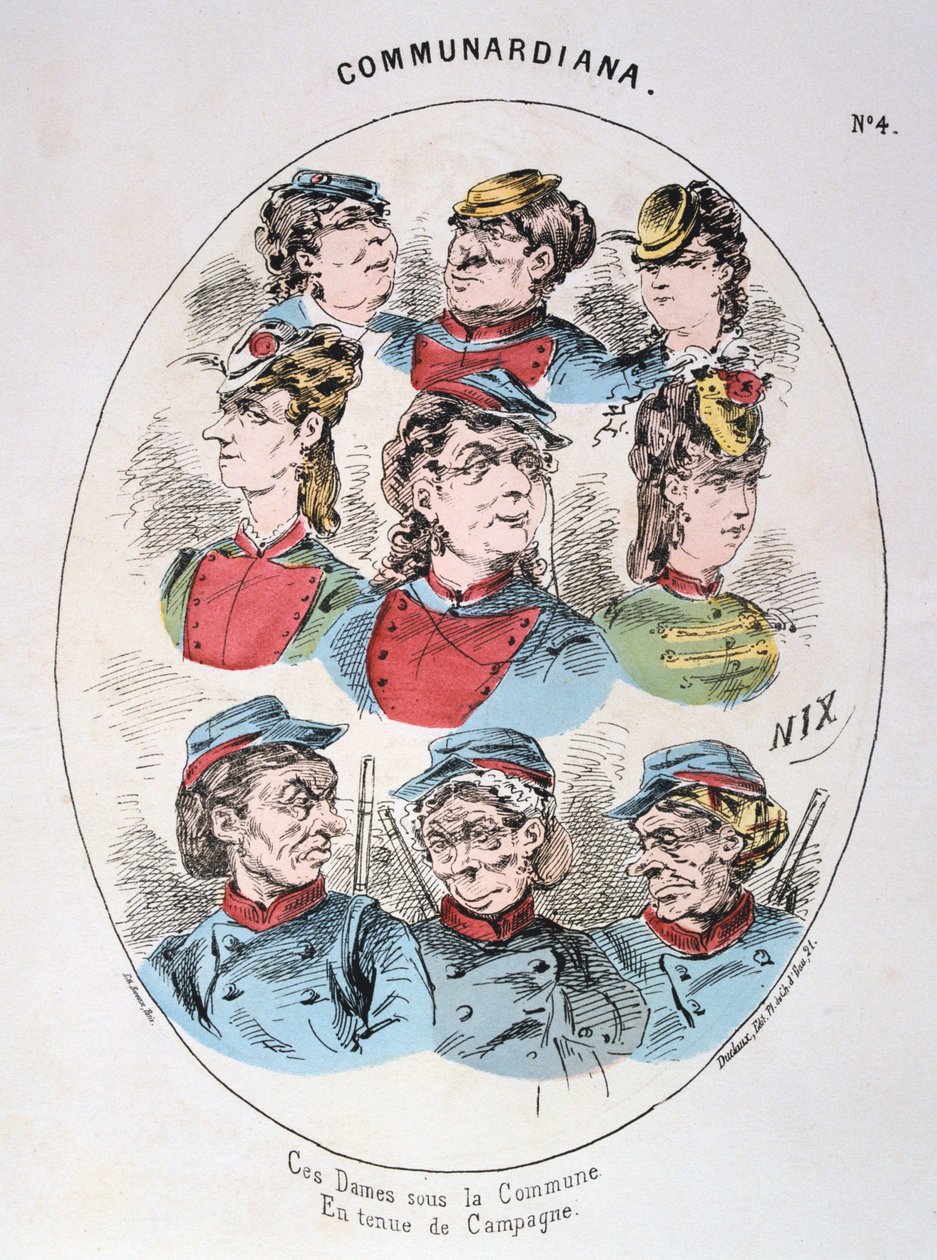 Kommuunin kauniit päivät, 1871 tekijältä Unbekannt