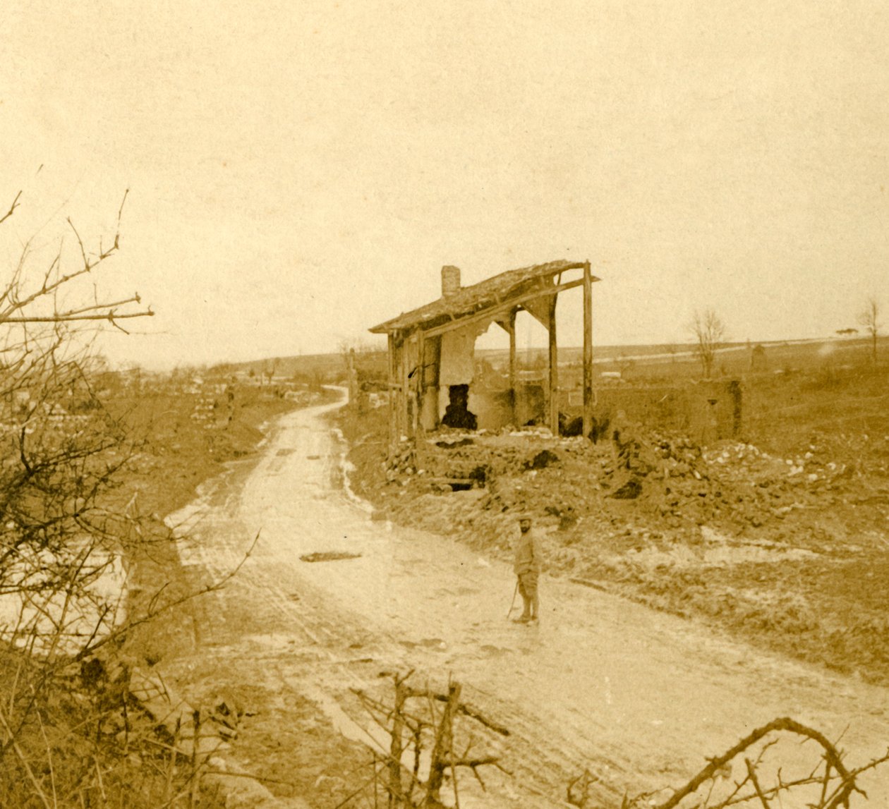 Les Hurlus, Pohjois-Ranska, c1914-c1918 tekijältä Unbekannt