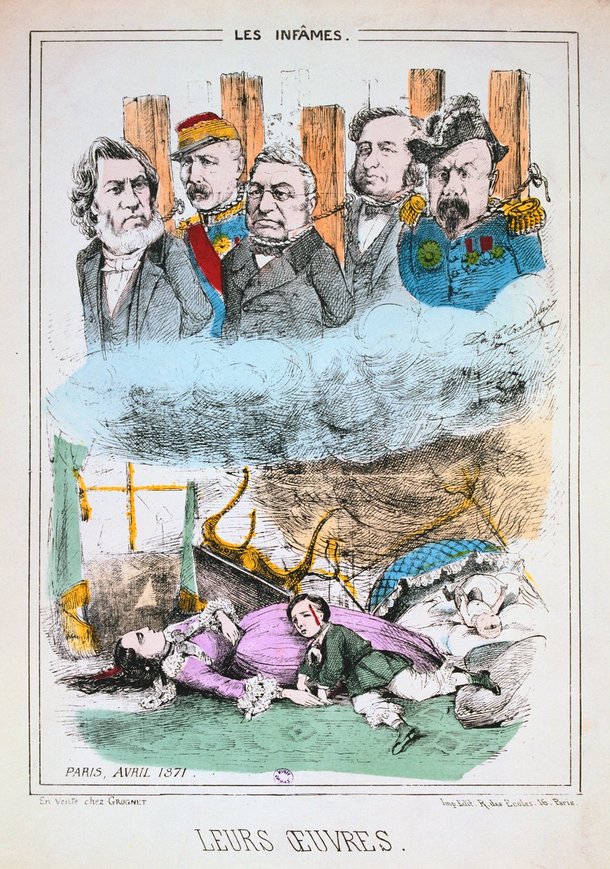 The Infames, Paris Commune, huhtikuu 1871 tekijältä Unbekannt