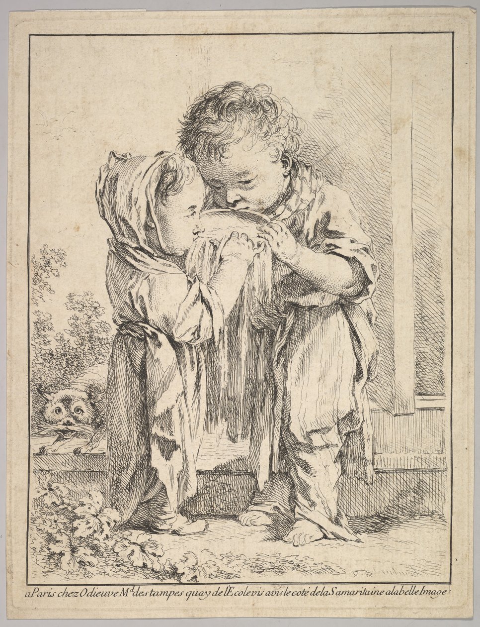 Pienet maidonjuomat, 1700-luku. tekijältä Unbekannt