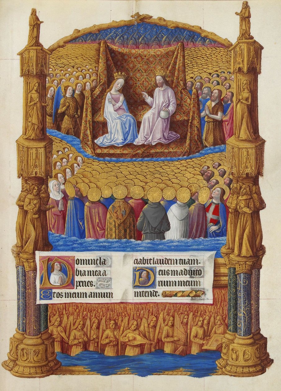 Les Très Riches Heures du Duc de Berry, Folio 126r - Paratiisi tekijältä Unbekannt