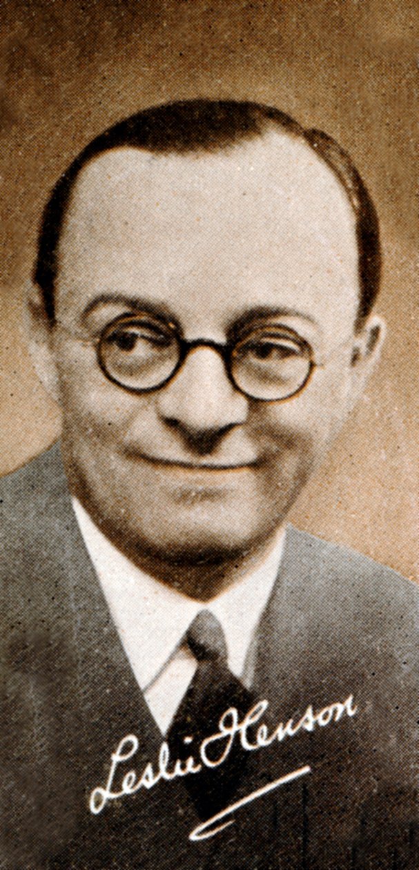 Leslie Lincoln Henson 1891-1957, englantilainen koomikko, näyttelijä, tuottaja ja ohjaaja, 1935 tekijältä Unbekannt