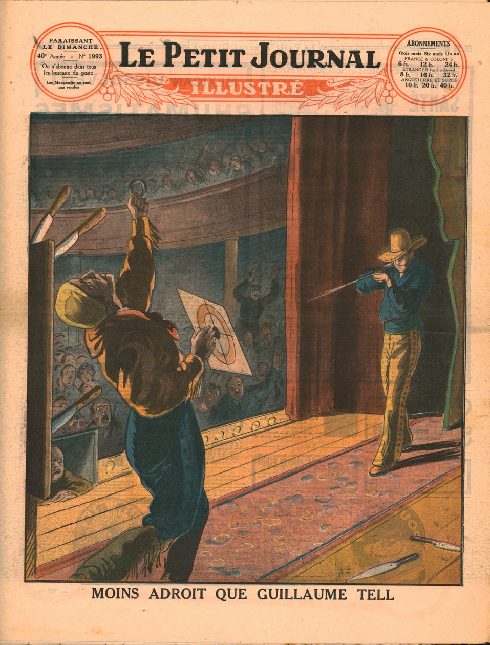 Vähemmän tarkka kuin William Tell, 1929. tekijältä Unbekannt