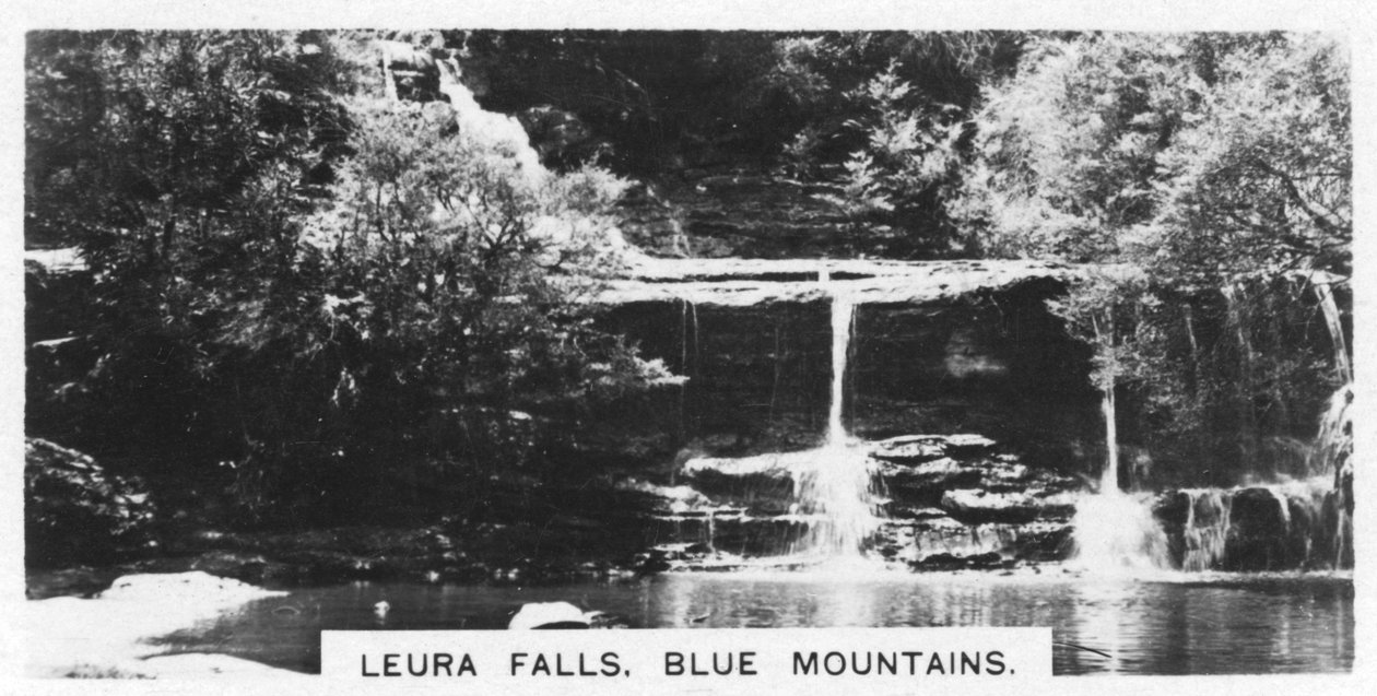 Leura Falls, Blue Mountains, Australia, 1928 tekijältä Unbekannt