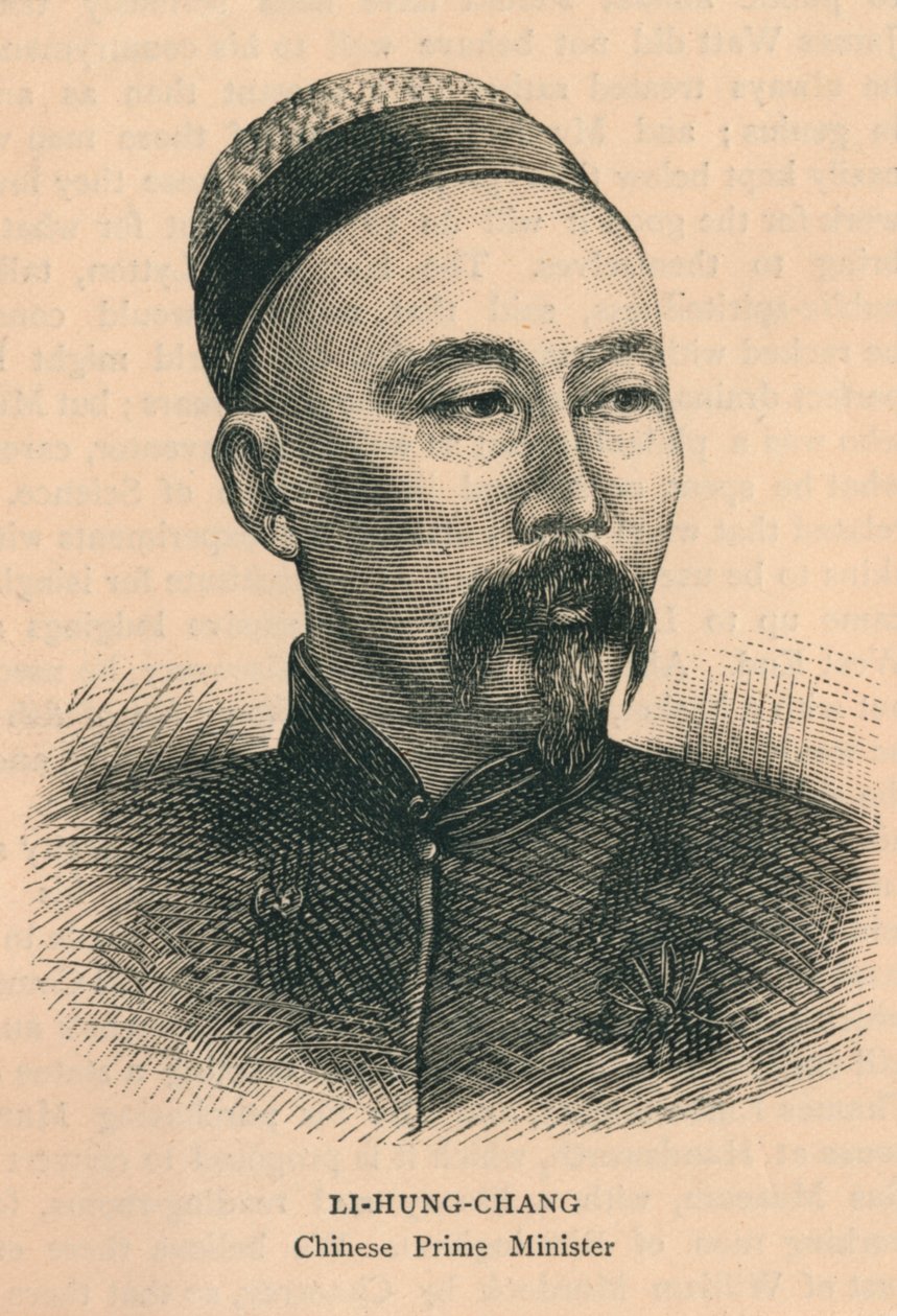 Li-Hung Chang, Kiinan pääministeri 1800-luvun lopulla. tekijältä Unbekannt