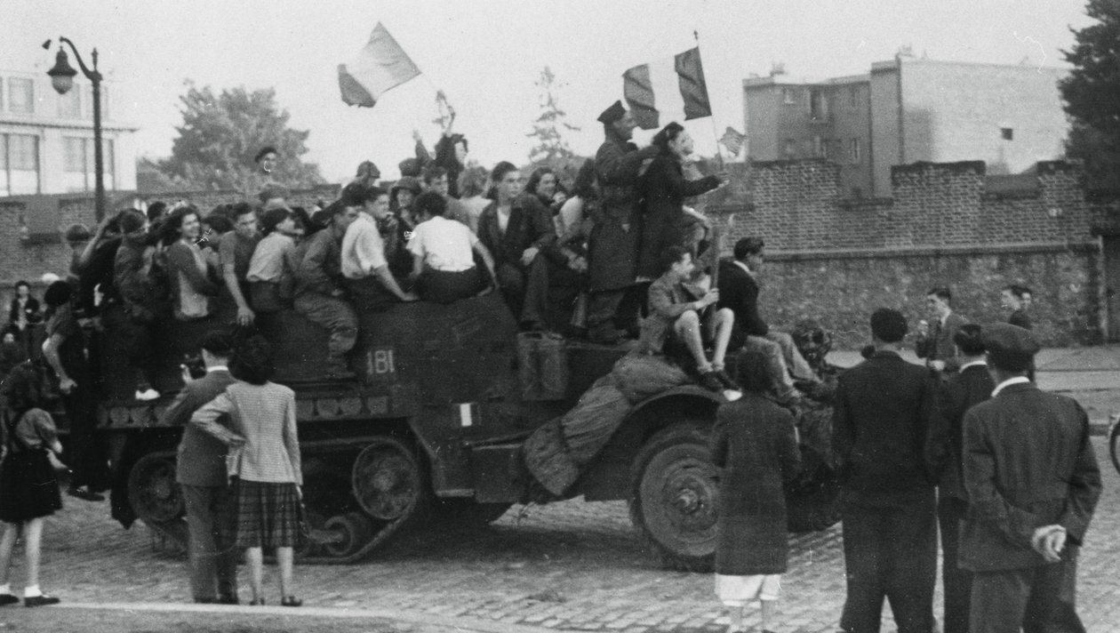 Pariisin vapauttaminen elokuussa 1944 tekijältä Unbekannt