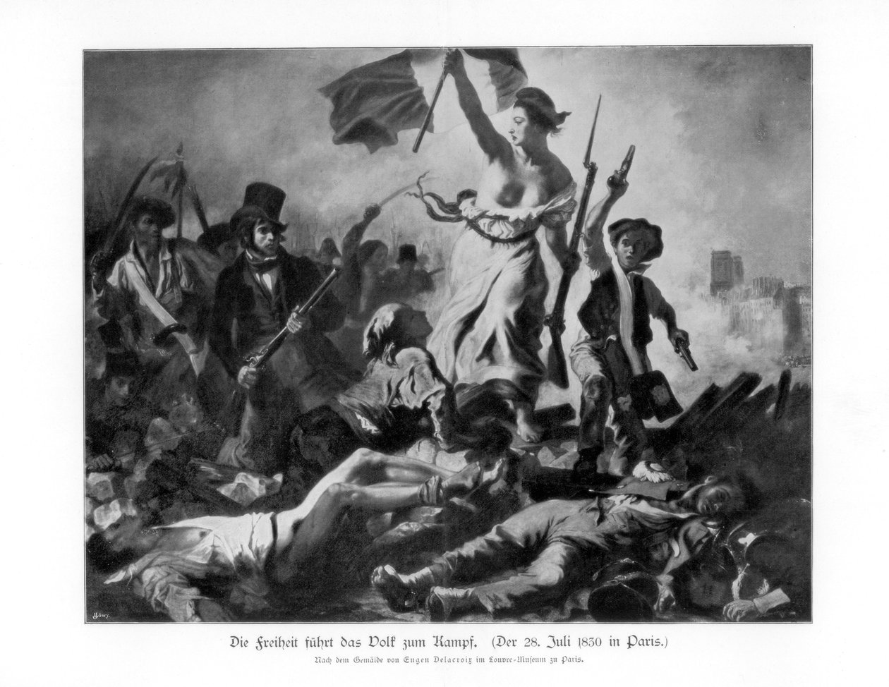 Liberty Leading the People 28.7.1830 1900 tekijältä Unbekannt