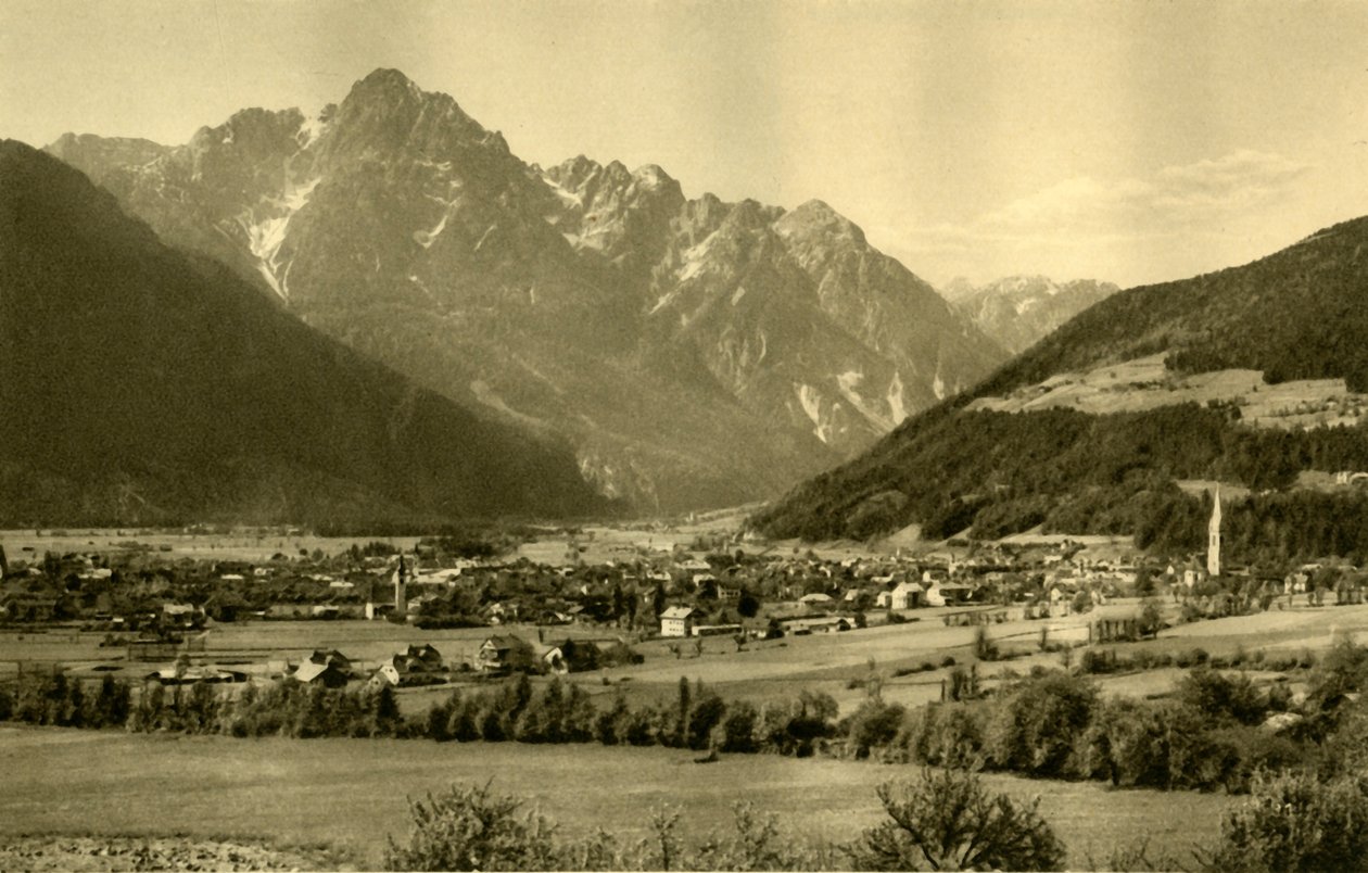 Lienz ja Spitzkofel, Tiroli, Itävalta, 1935. tekijältä Unbekannt