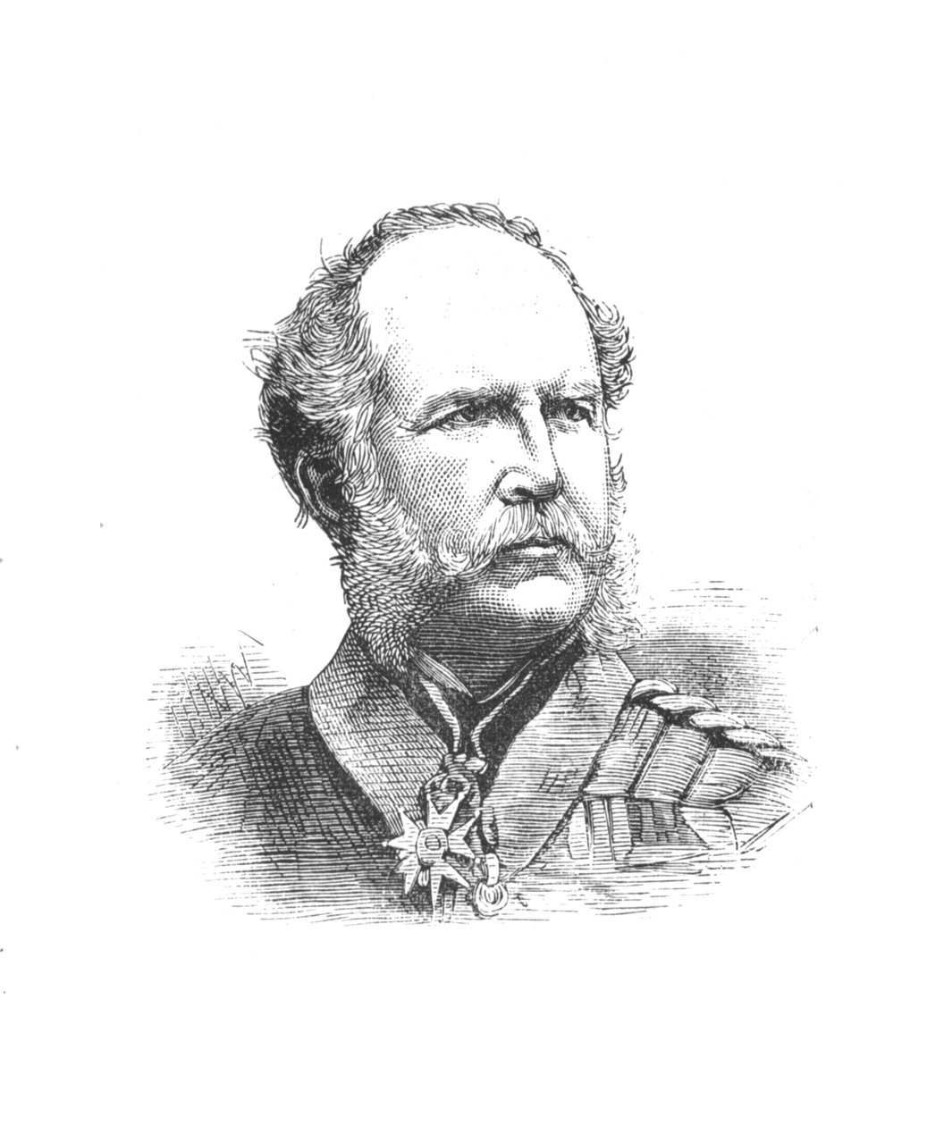 Kenraaliluutnantti, Sir John Adye, esikunnan päällikkö, c1882-1885 tekijältä Unbekannt