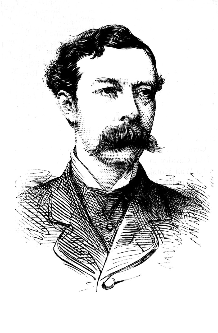Everstiluutnantti Brownlow, C.B., n. 1880 tekijältä Unbekannt