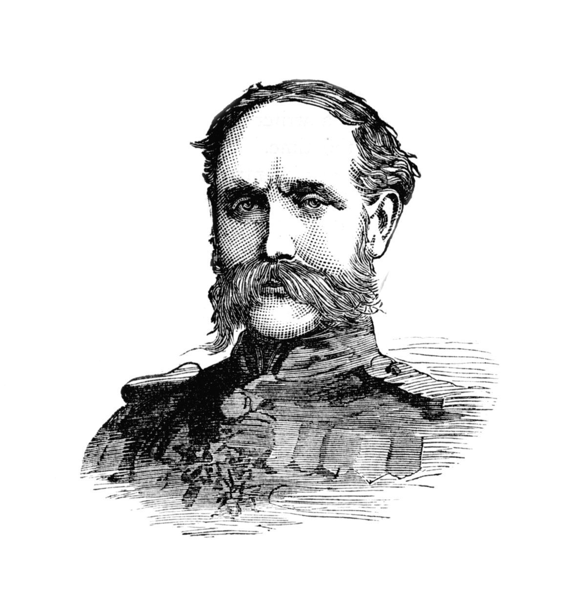 Kenraaliluutnantti Willis, ensimmäisen divisioonan komentaja, n. 1882 tekijältä Unbekannt
