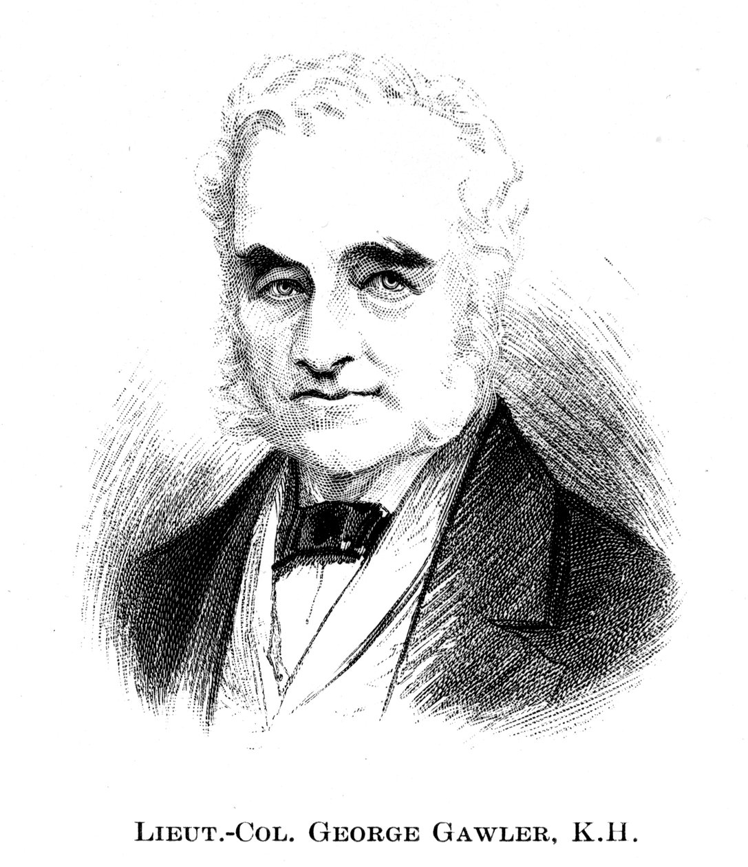 Everstiluutnantti George Gawler, 1886 tekijältä Unbekannt