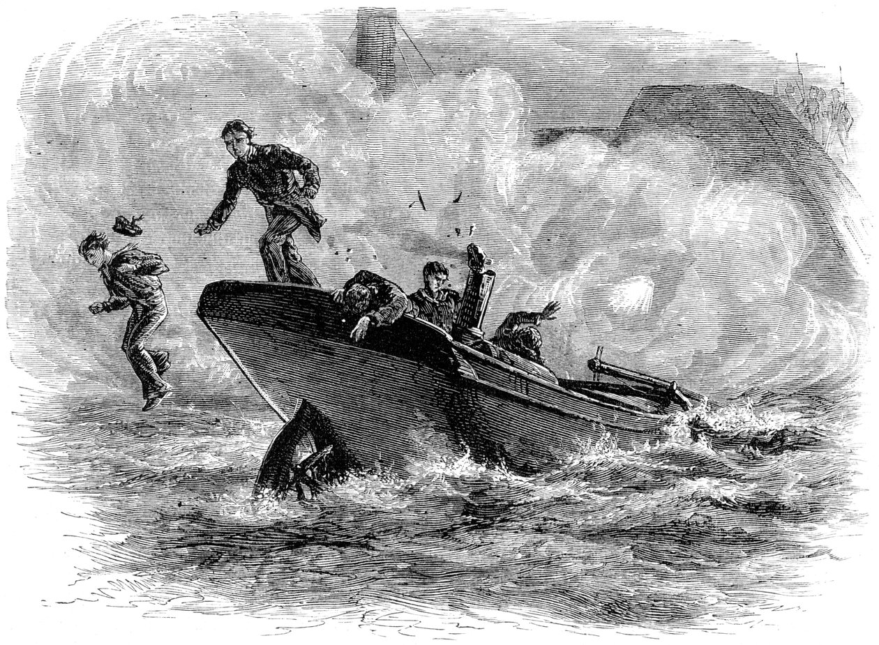 Luutnantti Cushingsin hyökkäys Albemarleen vuonna 1880 tekijältä Unbekannt