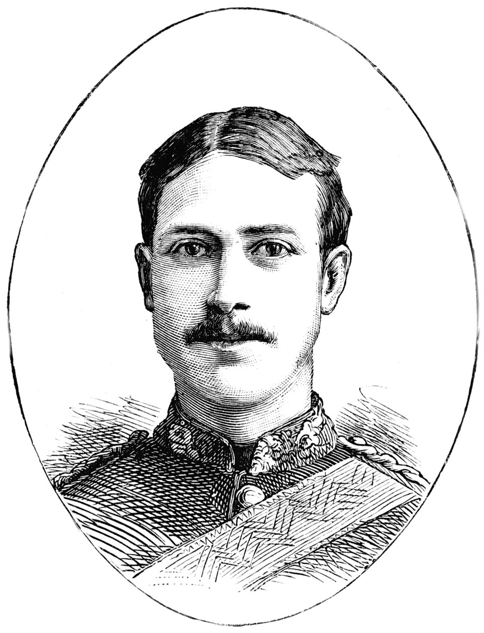 Luutnantti Henry Gribble, 3. Dragoon Guards, 1882 tekijältä Unbekannt