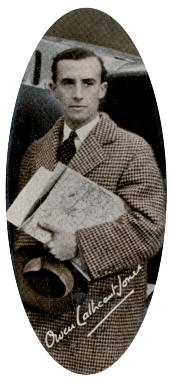 Luutnantti Owen Cathcart Jones, brittiläinen lentäjä, 1935 tekijältä Unbekannt