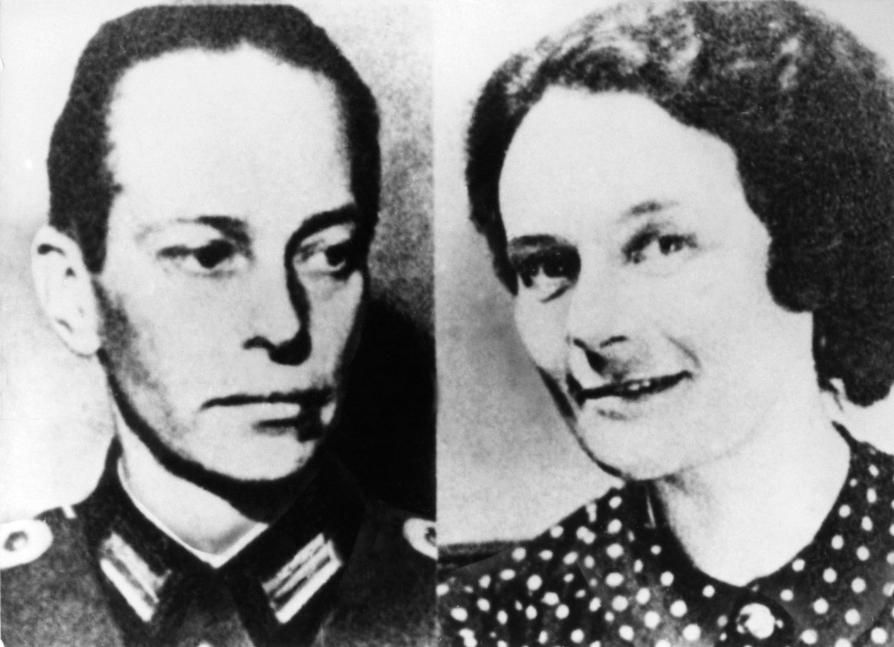 Luutnantti Peter Yorck von Wartenburg ja hänen vaimonsa Marion, c1939-1944 tekijältä Unbekannt