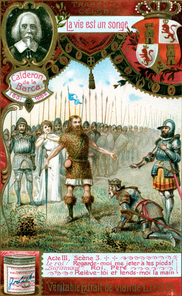 Calderon de la Barcan elämä on unelma 1600-1681, c1900 tekijältä Unbekannt