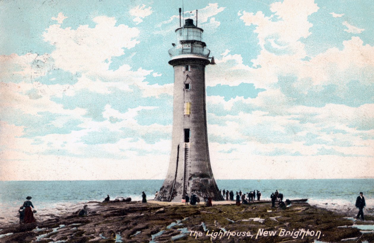Majakka New Brightonissa, Wirral, Merseyside, 1904 tekijältä Unbekannt
