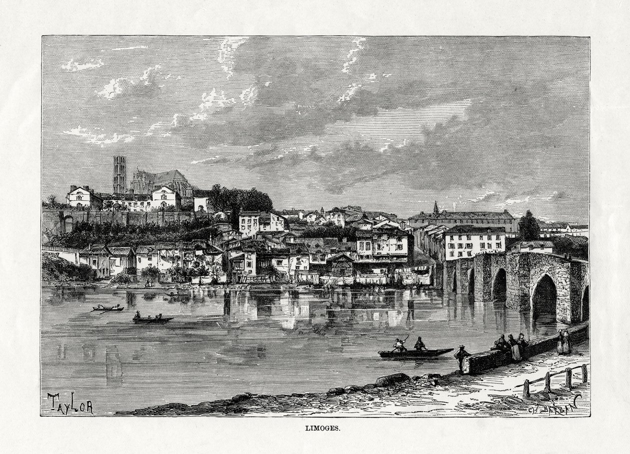 Limoges, Ranska, 1879 tekijältä Unbekannt