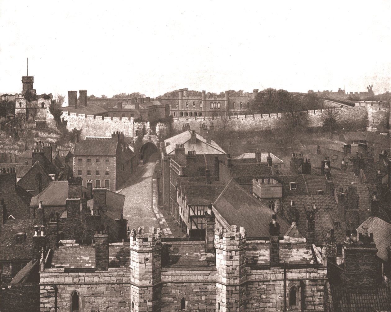Lincolnin linna, Lincolnshire, 1894. tekijältä Unbekannt