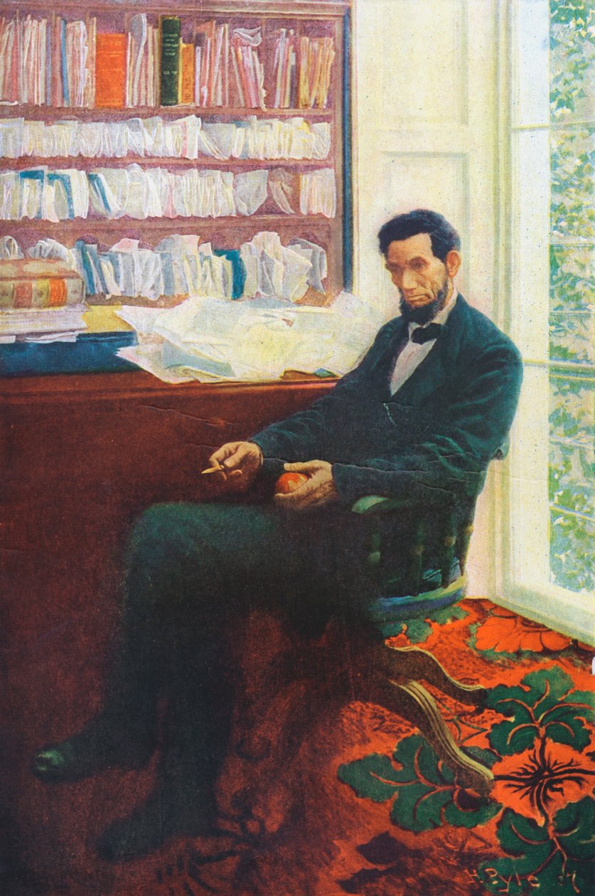 Lincolns Last Day, Abraham Lincoln 1891-1865, 1907 tekijältä Unbekannt
