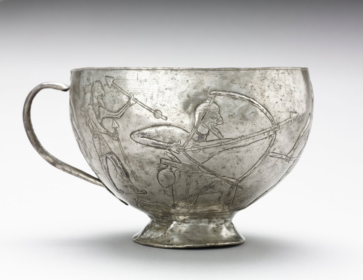 Lion Hunting Cup, 1100-1000 eaa. tekijältä Unbekannt