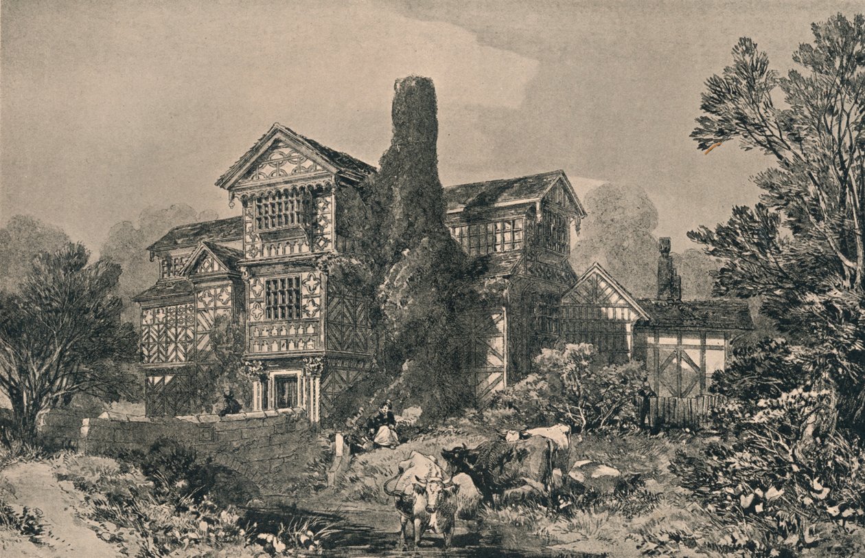 Little Moreton Hall, Cheshire, 1915 tekijältä Unbekannt