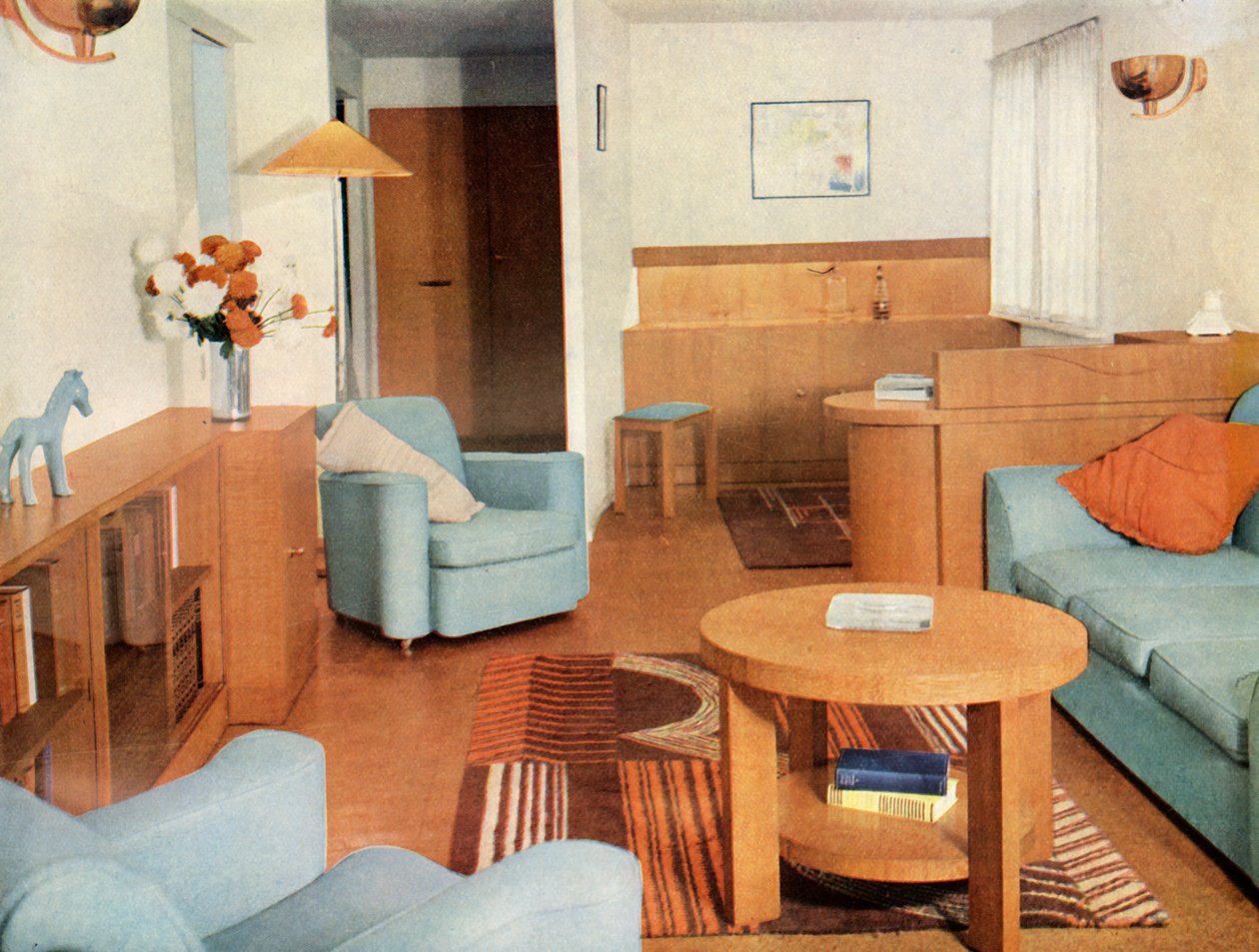 Olohuone, Bird Iles Ltd., Lontoo, 1937. tekijältä Unbekannt