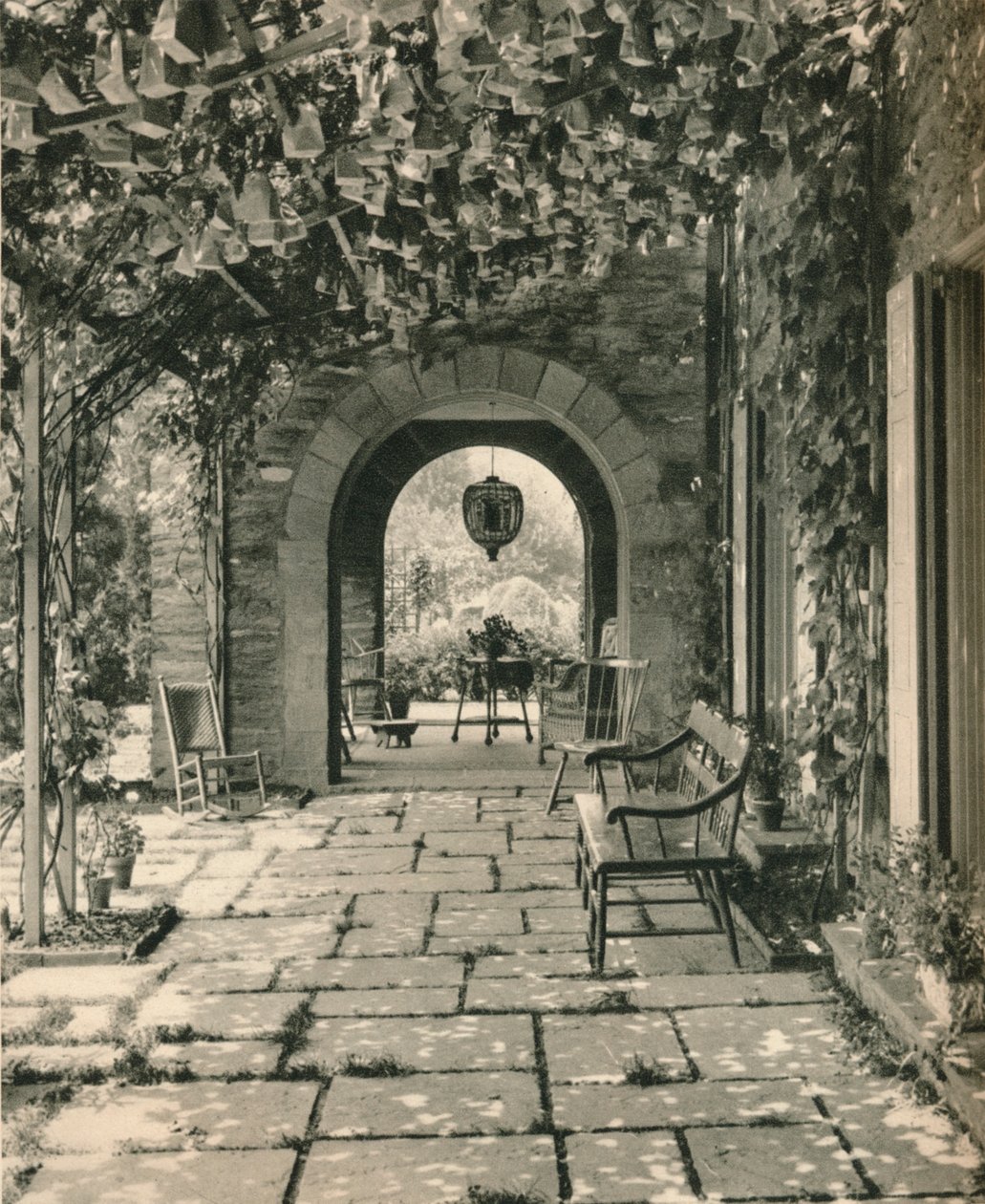 Living Terrace, W. Griffin Gribbelin maalaistalo, Chestnut Hill, Philadelphia, 1928 tekijältä Unbekannt