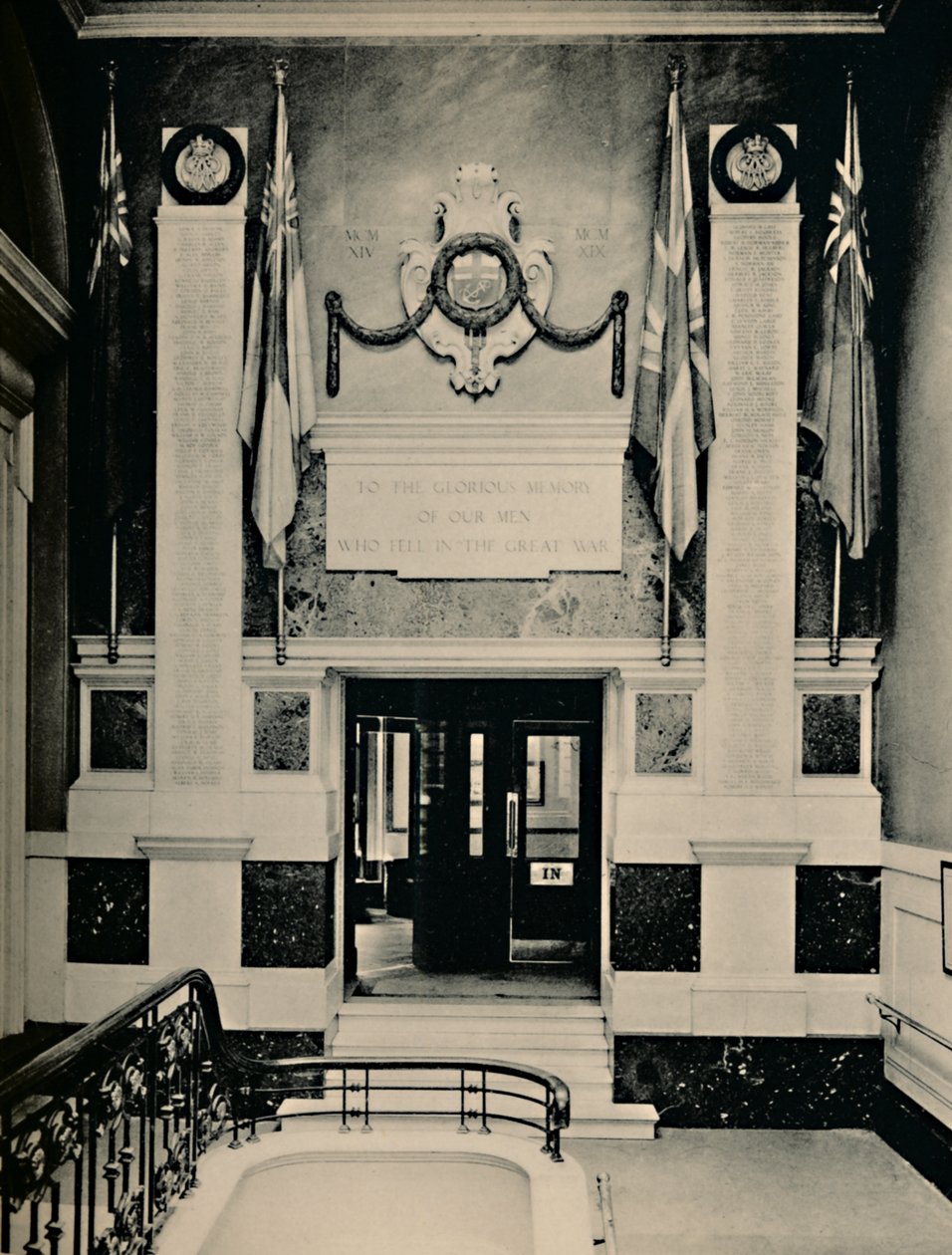 Lloyds War Memorial, 1928 tekijältä Unbekannt