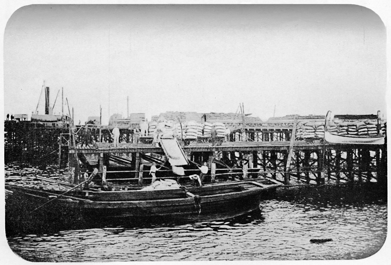 Nitraatteja ladataan, 1911 tekijältä Unbekannt