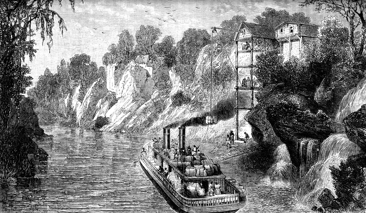 Ladataan puuvillahöyrystintä, USA, c1880 tekijältä Unbekannt